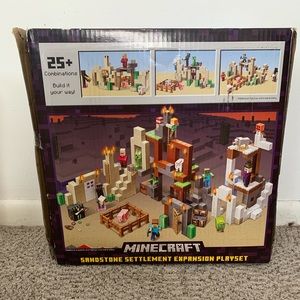 Minecraft sandstone settlement expansion playset
